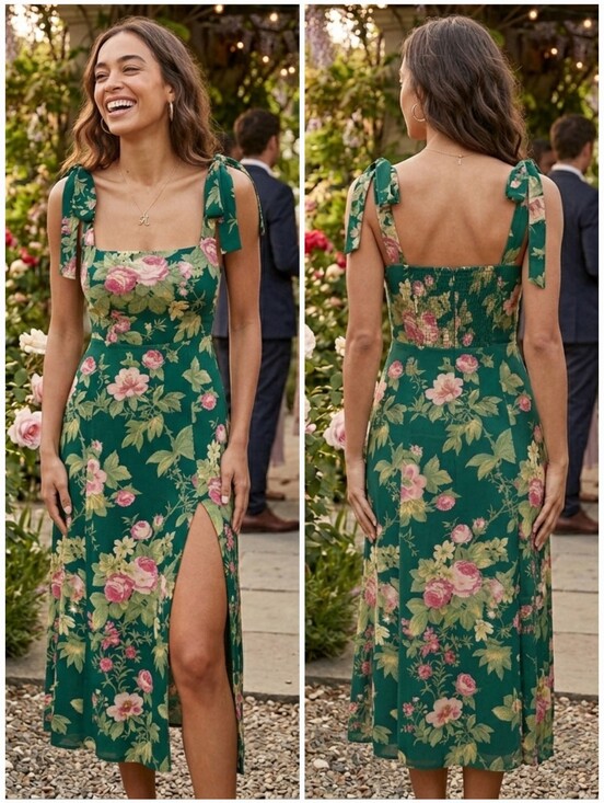 Reformation Dresses & Skirts - NWT Reformation 2 Coquette Romantic Feminine Garden Party Twilight Midi Dress